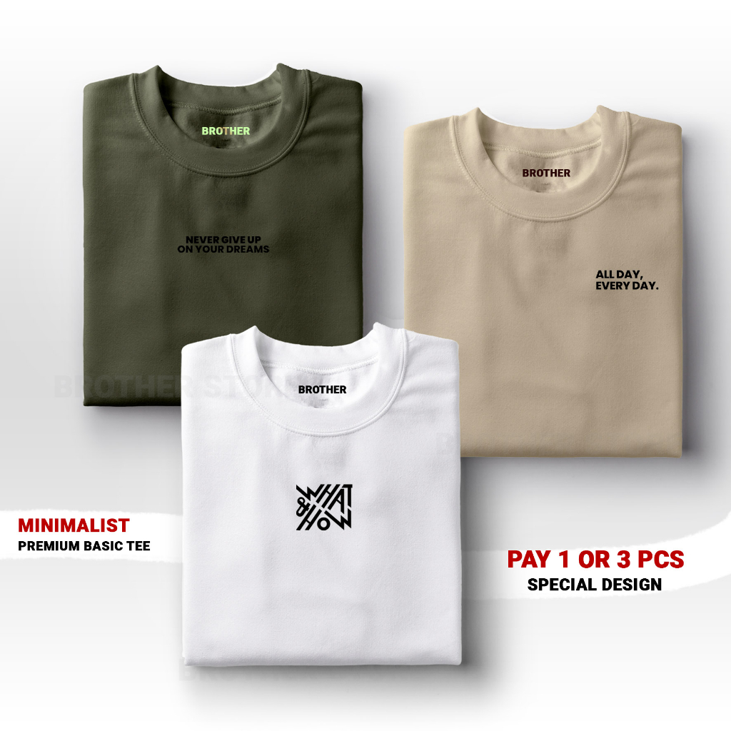 BUY 1 OR 3 PCS ( PROMO COD ) BROTHER STORE / Kaos Distro100% Catoon Combed 24s / Articel WORH