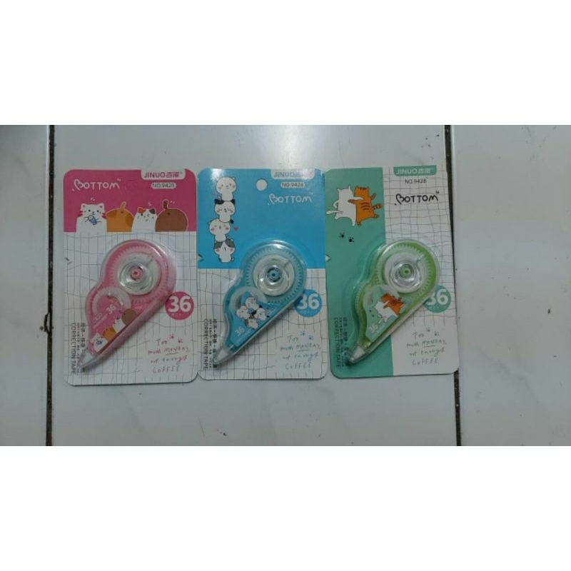 

CORRECTION TAPE FANCY BESAR JINUO / TIP EX ROLL / PITA KOREKSI