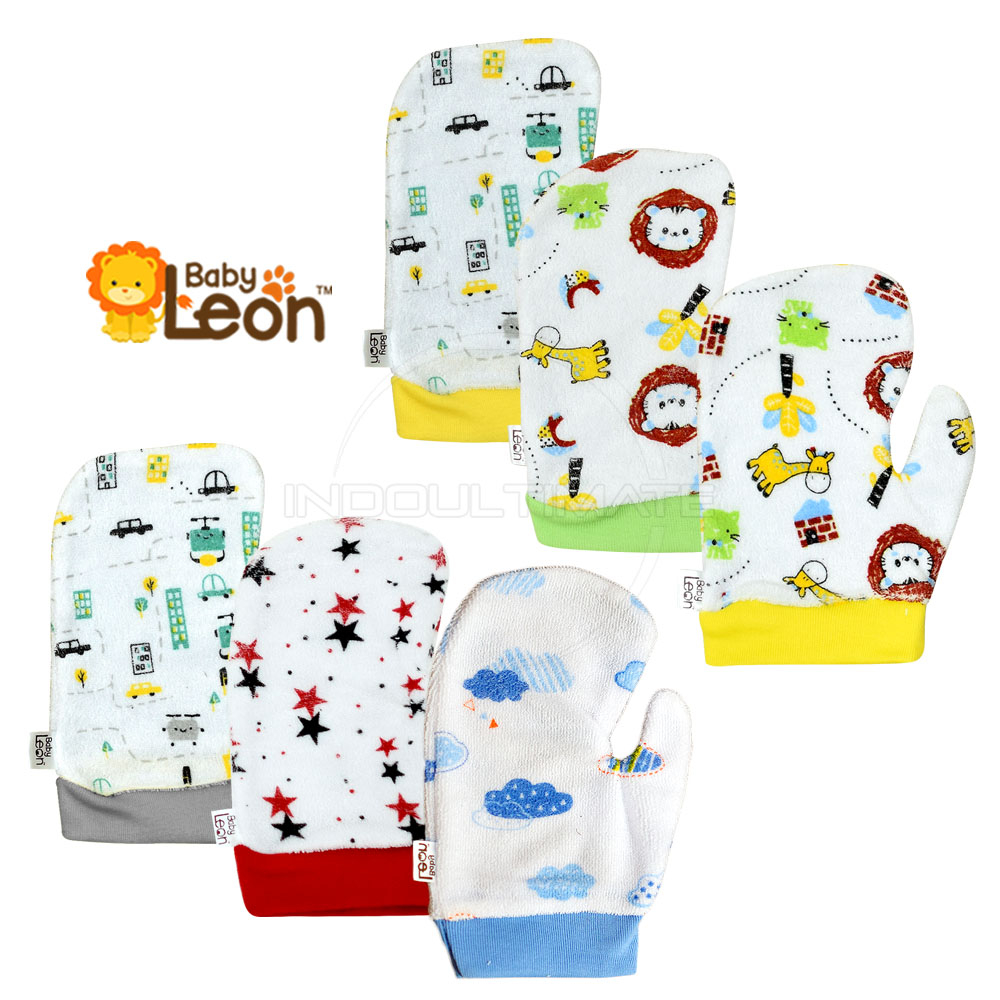 Washlap Mandi Bayi jari BABY LEON Lap Mandi Bayi WL-05 Waslap Mandi Anak Handuk bayi