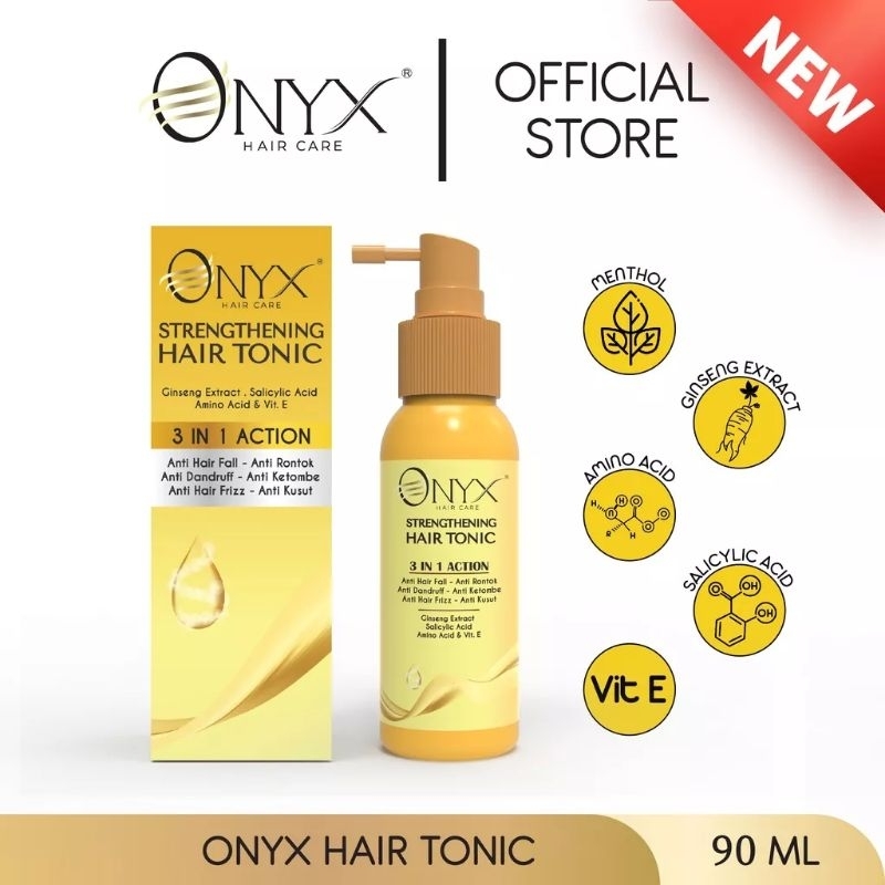 ONYX Hair Care Strengthening Hair Tonic 3In1 Action 90ml