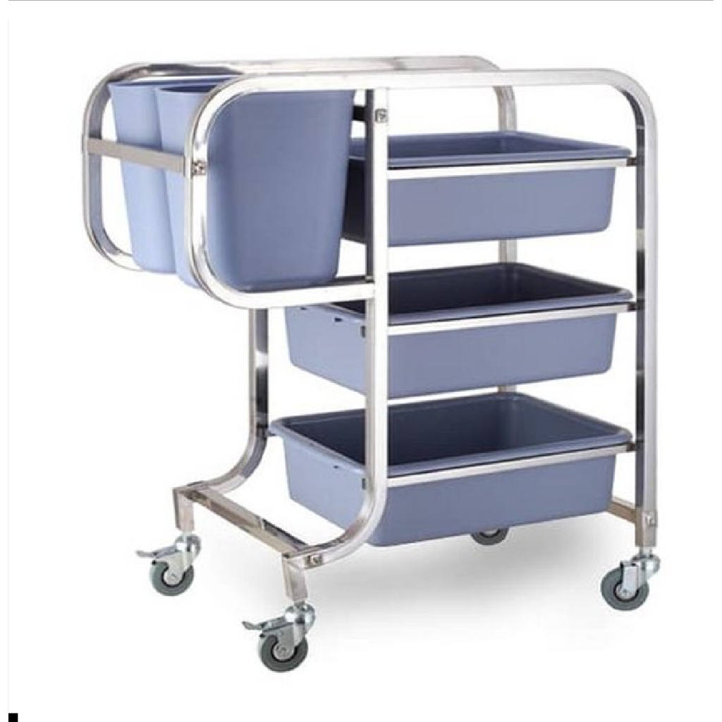 Collect Bin Trolley Pengumpul Piring Kotor Mutu DCT-31