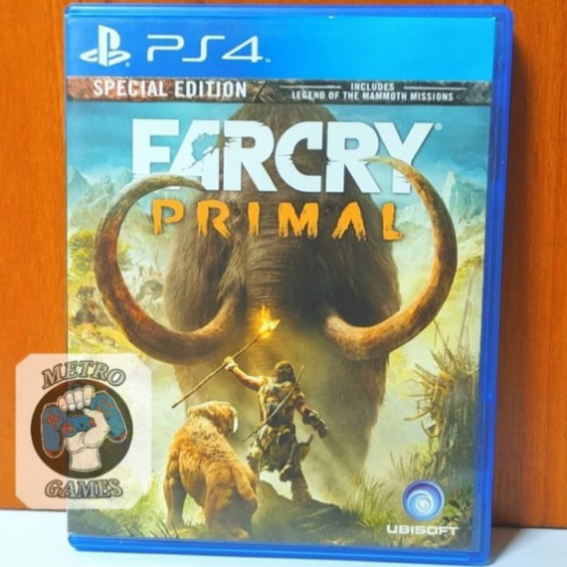 Far Cry Primal PS4 Kaset FarCry Primal Playstation PS 4 5 CD BD Game Games Farcryprimal Primals Original PS4 PS5 Asli Ori Reg 3 Region Asia Farcry 1 2 3 4 5 6 New dawn bluray disc petualangan seru mainan gim anak bagus hewan jungle