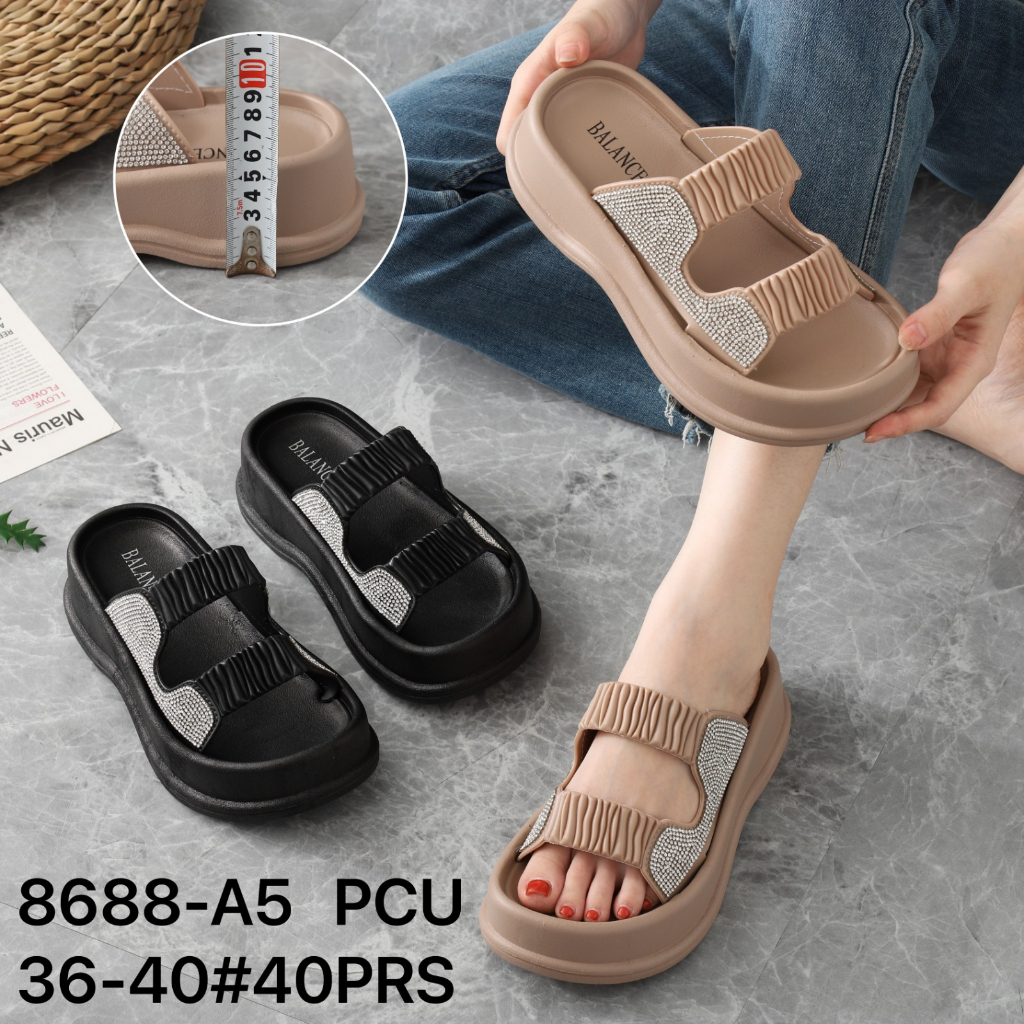 SANDAL WANITA Fashion Wanita Motif Blink Import 8688 PCU