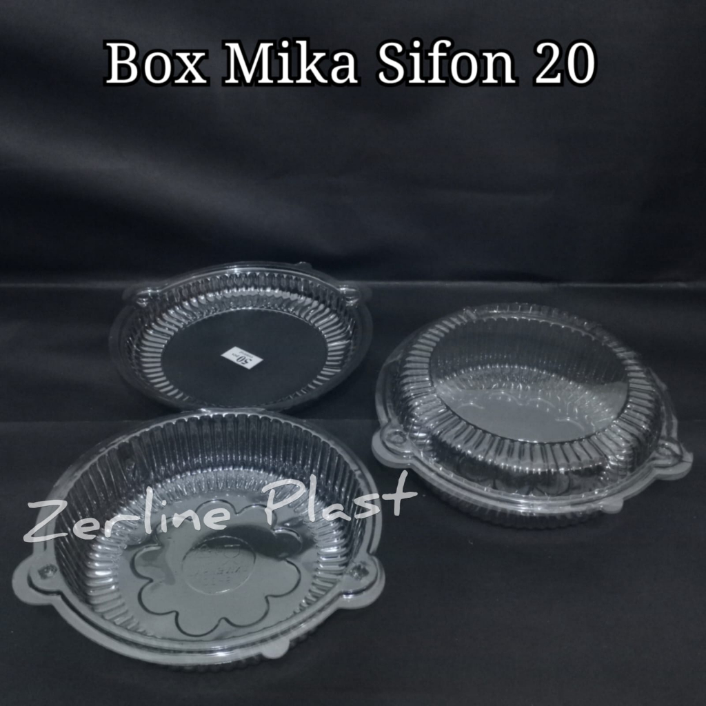 Box Mika Sifon 20 - Box Mika Kue Bolu @50pcs