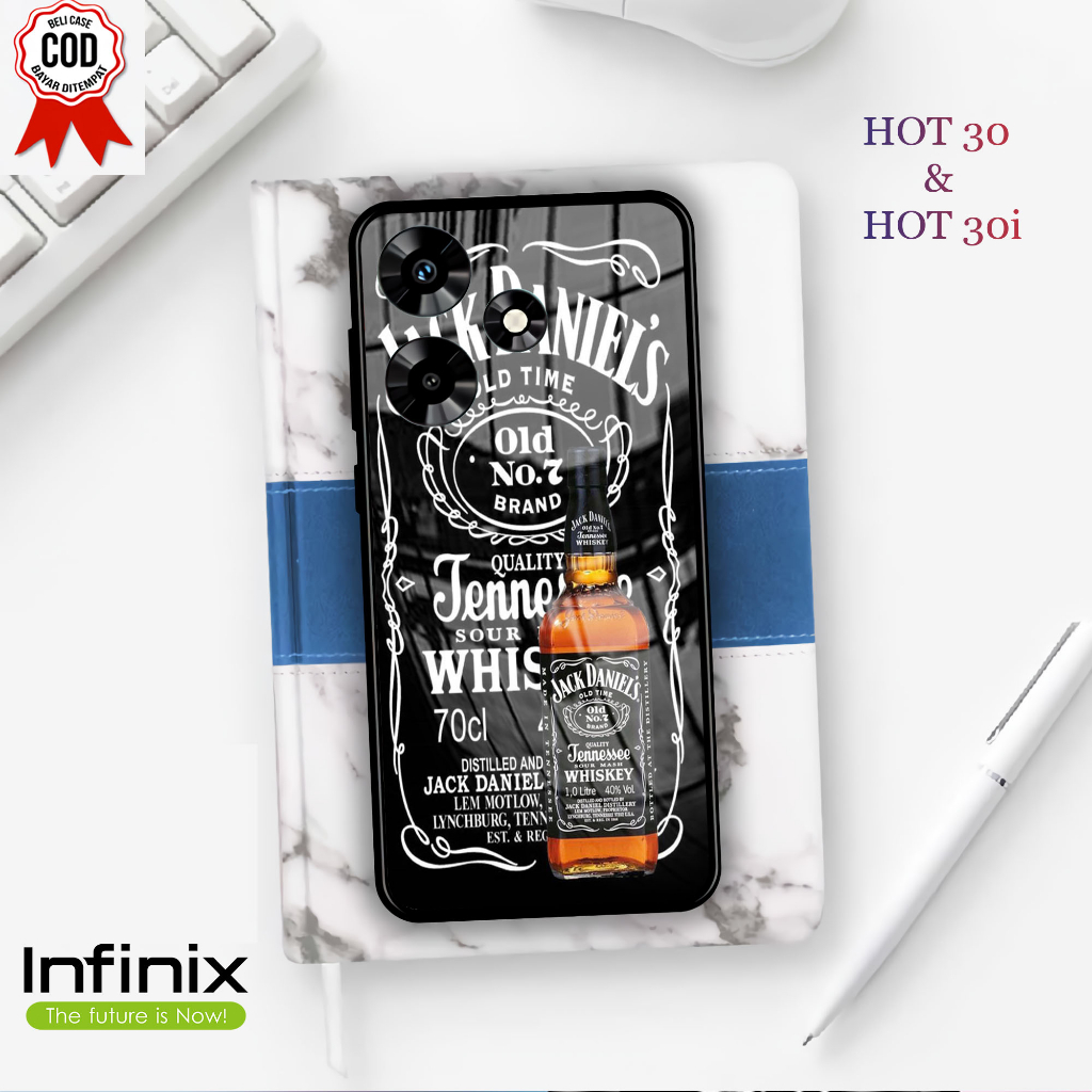 Softcase Kaca INFINIX HOT 30 &amp; 30i  - Case Handphone INFINIX HOT 30 &amp; 30i [T09]