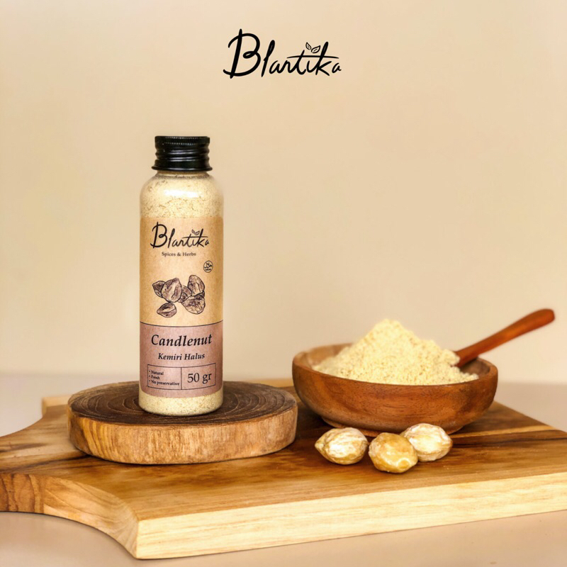 Blantika kemiri halus bubuk - candlenut powder spices