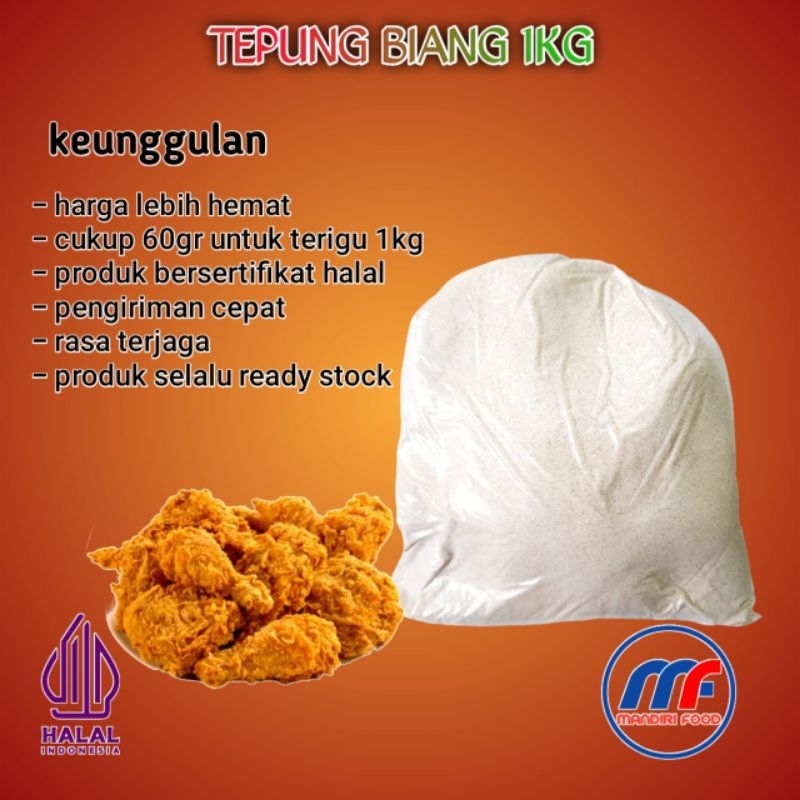 

COD TEPUNG BIANG FRIED CHICKEN KEMASAN 1KG