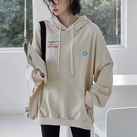 Sweater Wanita Priority Mail Hoodie Sweatshirt Korean Style Terbaru