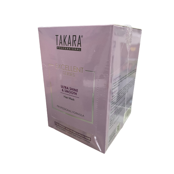 Takara Excellent Ultra Shine &amp; Smooth Hair Mask 20ml x 12 Sachet