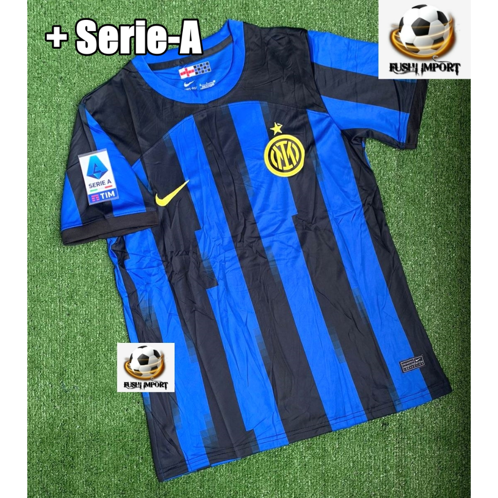 Jersey Baju Bola Inter Home Full Patch 2023 2024 Grade Ori