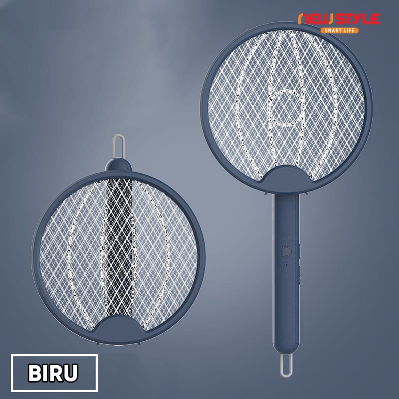 [ COD ] Raket Nyamuk Listrik / Pemukul Nyamuk Elektrik Lampu Mosquito Killer 3IN1