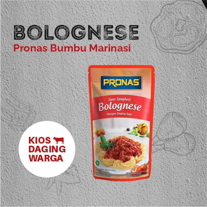 

Pronas Saus Spaghetti Bolognese - 175 gram