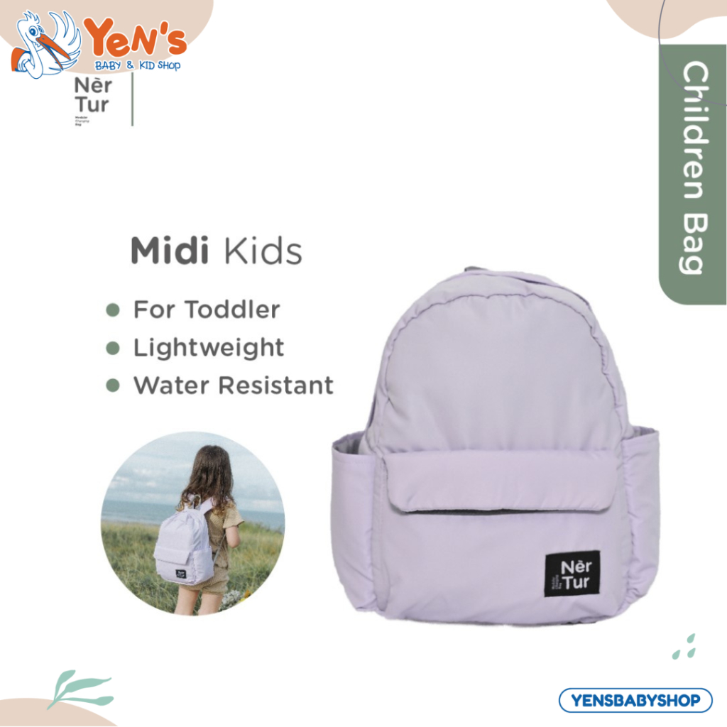 NERTUR Tas Anak Sekolah Ransel Toddler Backpack Midi Kids