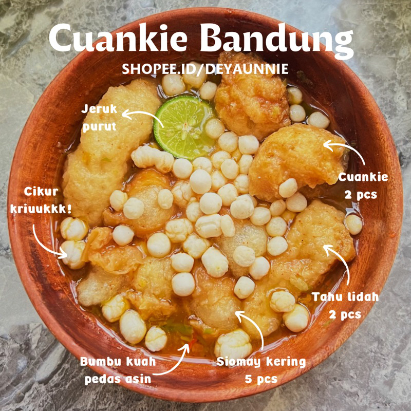 

Paket Cuankie/Cuanki Khas Bandung isi 10 pcs (Cocok untuk Reseller)