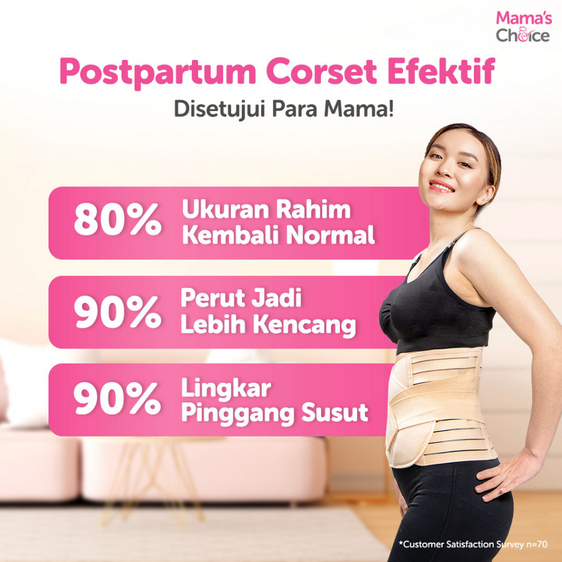 Korset Melahirkan | Postpartum Adjustable Corset Mama's Choice (Korset Ibu Melahirkan/Gurita Ibu Melahirkan setelah Cesar))