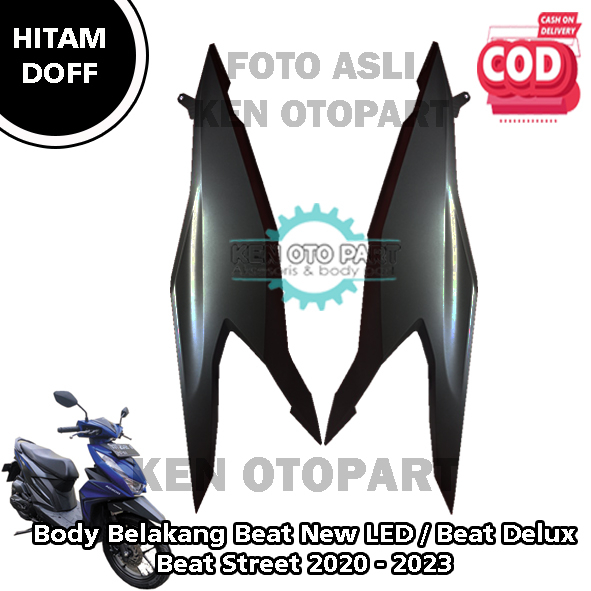 Body Samping Belakang BEAT LED / BEAT STREET 2020-2023 hitam doff