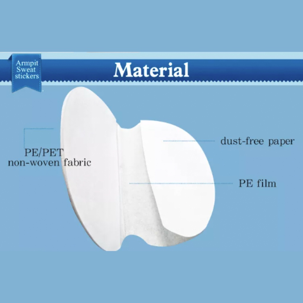 [DEASTORE] PEMBALUT KETIAK ISI 5 PASANG - PENYERAP KERINGAT KETEK - ARMPID PAD PELINDUNG KETIAK ANTI BASAH DAN BAU