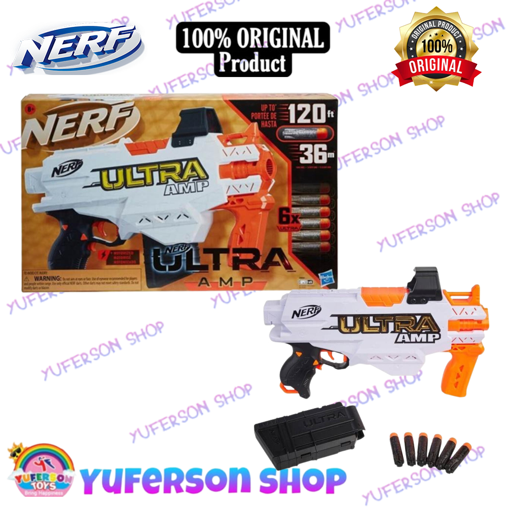 Nerf Ultra Amp Automatic Motorized Blaster With Magazine