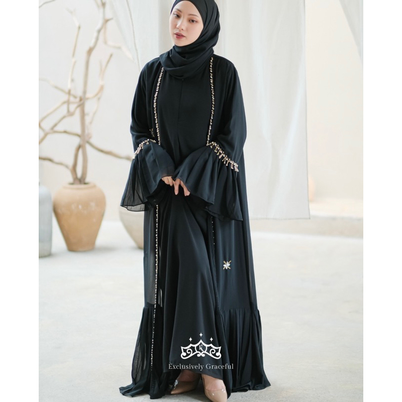 PRELOVED ULYA ABAYA BY KAZAMI STORE HIKMAT JAVINA KALEELA AINAYA DIAN PELANGI MANDJA DRESS MURAH BAJ