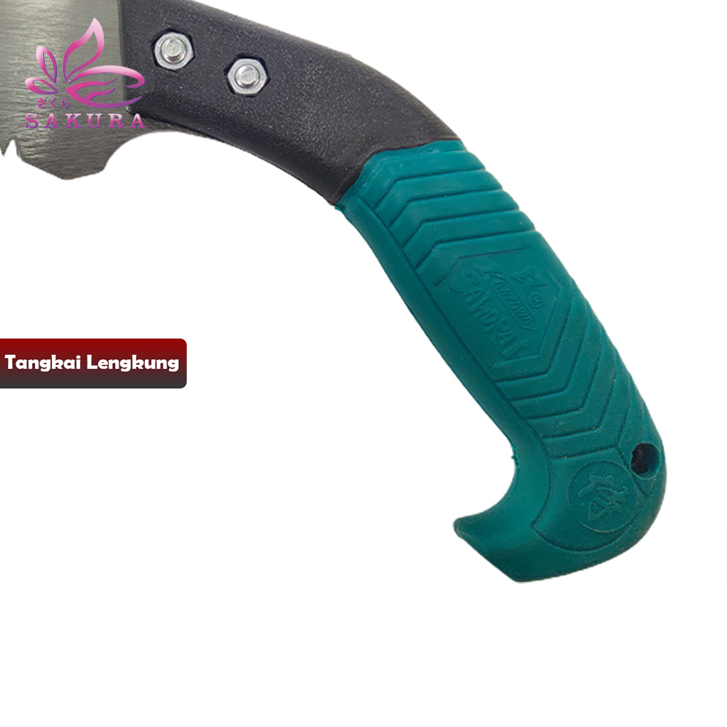 GERGAJI SAMURAI PRUNING SAW BAJA TANGKAI LENGKUNG