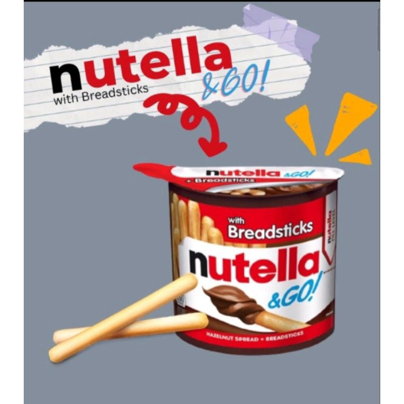 

NUTELLA WITH BREADSTICKS & GO 52 GR