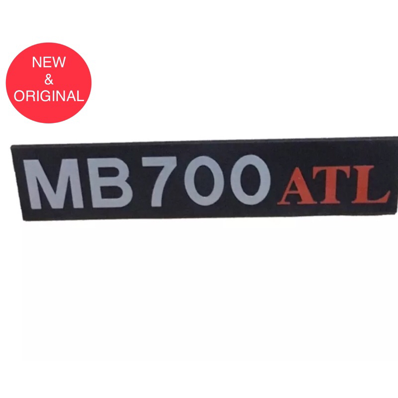 emblem mb700 mb 700 badge tulisan mercedes benz truck mercy