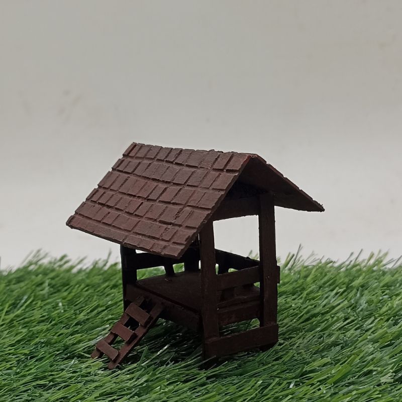 Miniatur Gubuk Desa Hiasan Aquascape PVC
