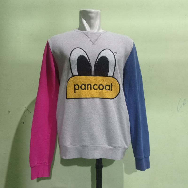 crewneck pancoat three tone eyes