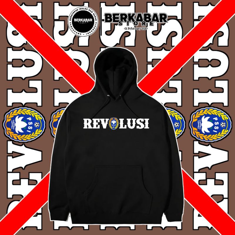 Hoodie Revolusi PSSI/Hoodie Mafia PSSI [Plastisol] •BerkabarStore•