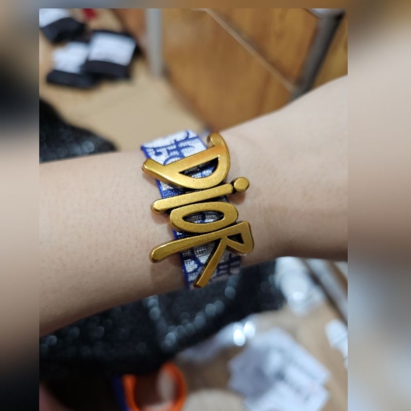 Gelang Kulit CD Premium Quality Tidak karatan Bracelet Branded band  Premium quality 2288