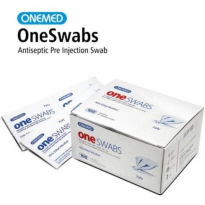 Tisu Alkohol Swab Onemed isi 100 pcs