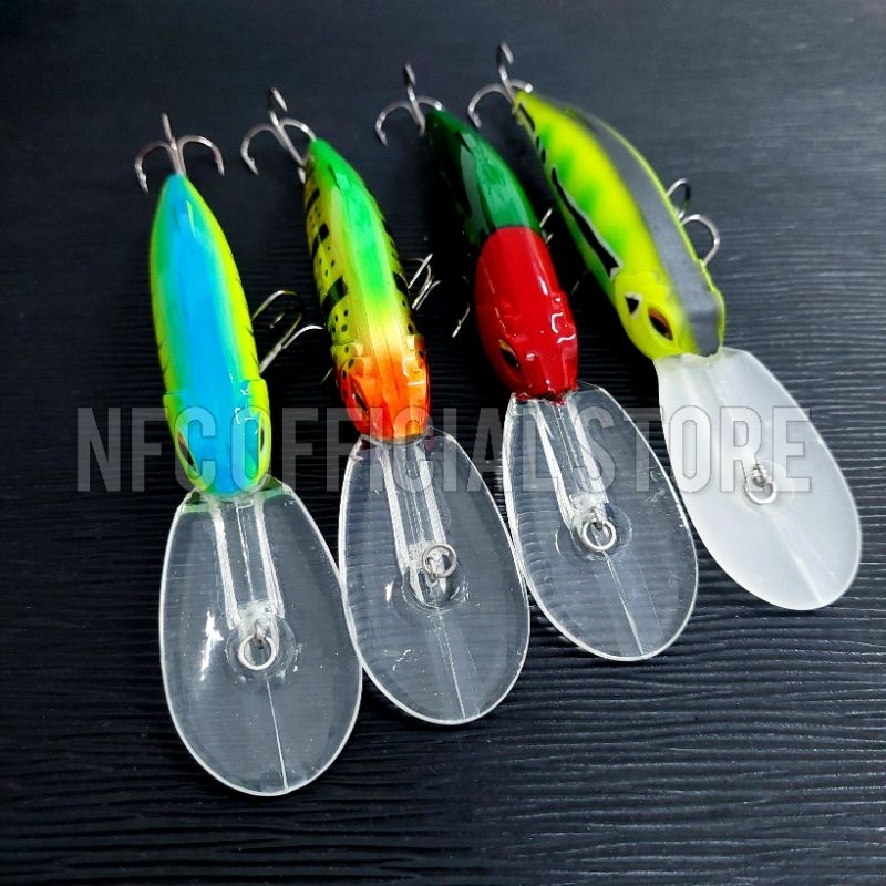 Lure Minnow Lidah Panjang 13 cm 17 gram Hook Extra Strong BEST KILLER ACTION