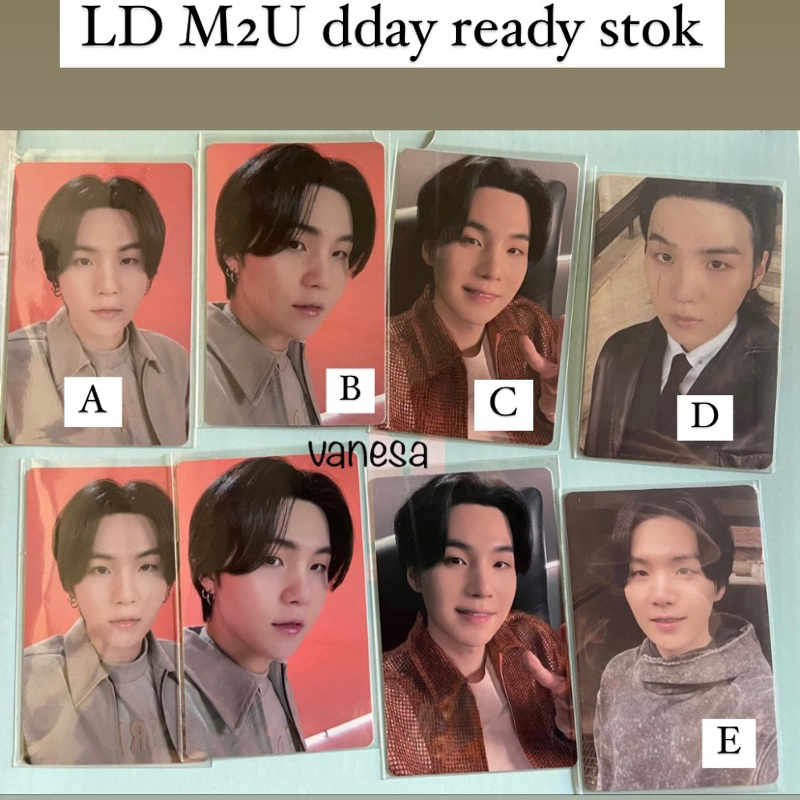 Suga AgustD D-Day Photocard LD