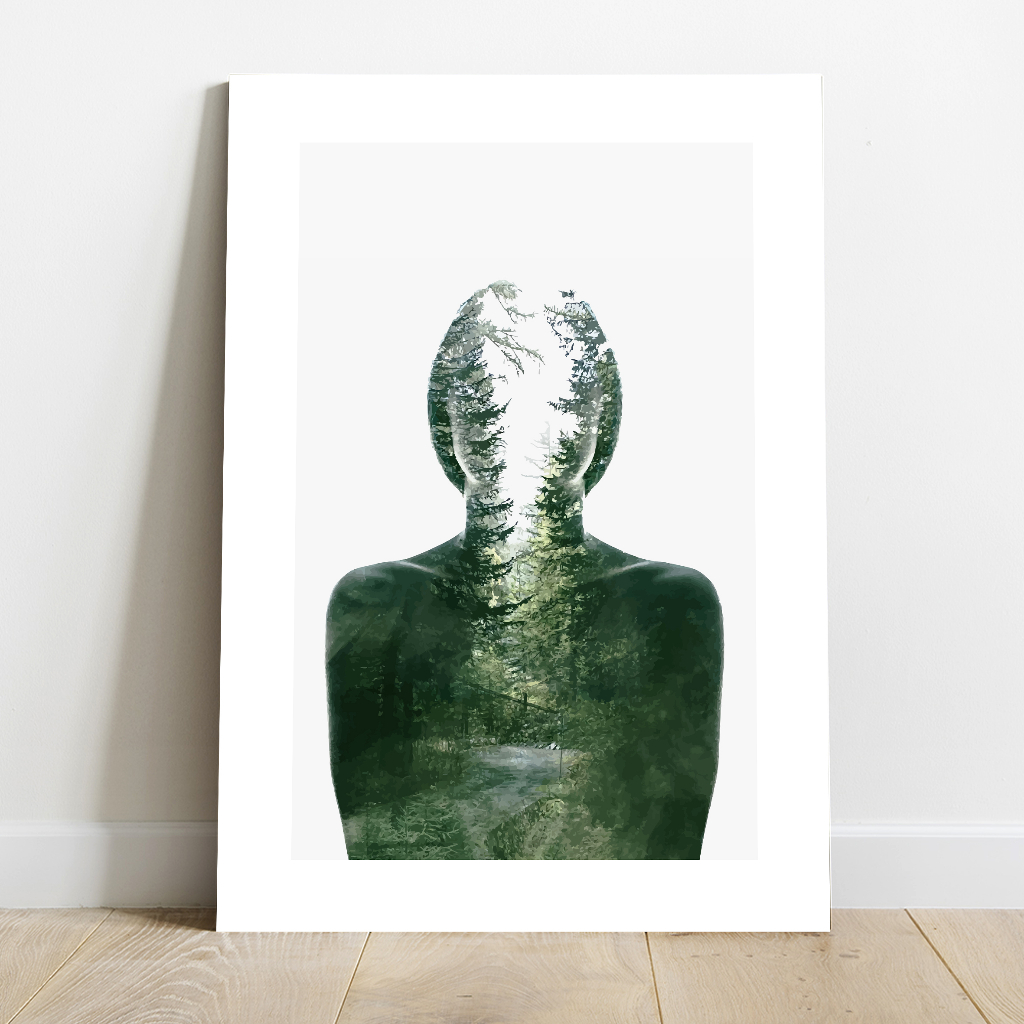 Hiasan dinding ruang tamu Wall decor Poster minimalis