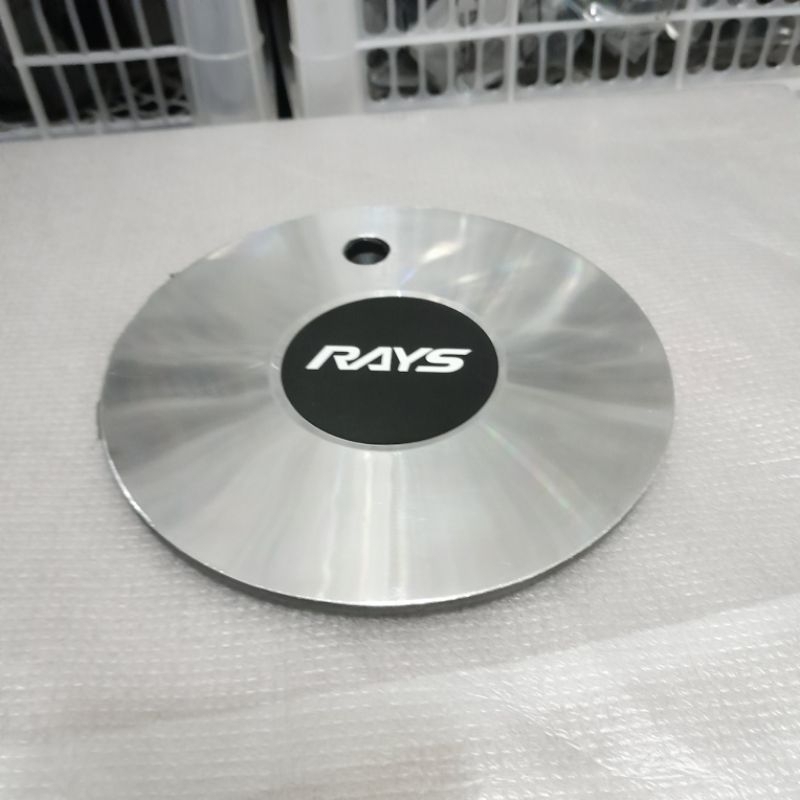 center dop tutup velg mobil racing variasi logo rays diameter 15cm
