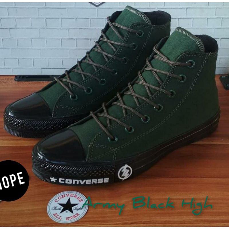 NEW COLOUR !! Converse Ct X Undefeated Fullmotif  Green Army Black limited edition