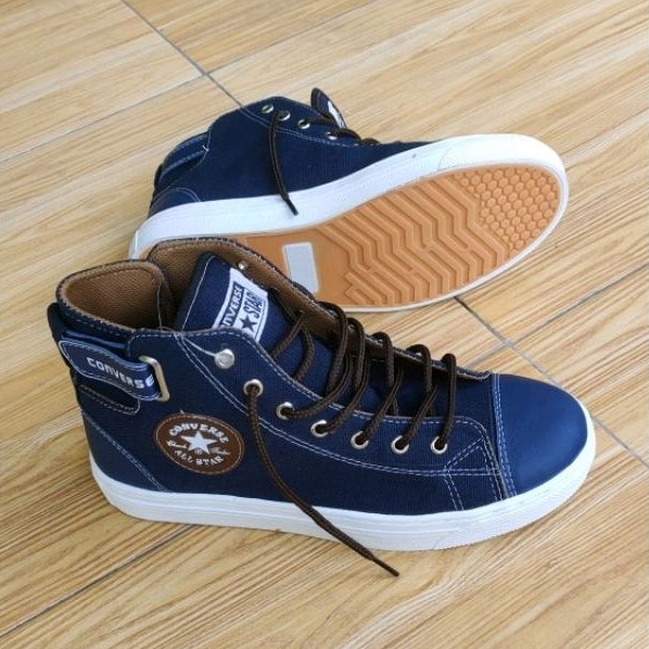 Sepatu Conves Boot Sneaker Casual Sol Sudah Di Jahit