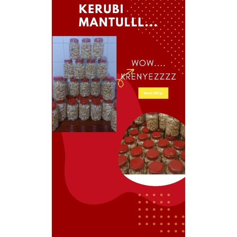 

Kerupuk babi kerubi gurih asin