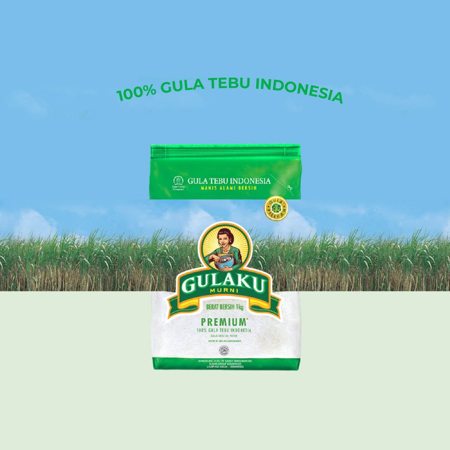 Gulaku Gula Tebu Premium Sugar 1 Kg Murah