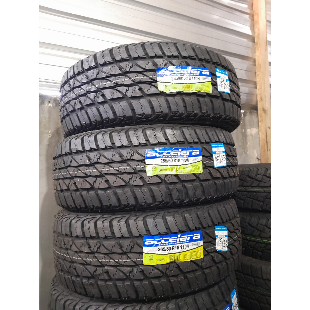 BAN ACCELERA OMIKRON A/T 265 60 R18 - BAN PAJERO SPORT RING 18