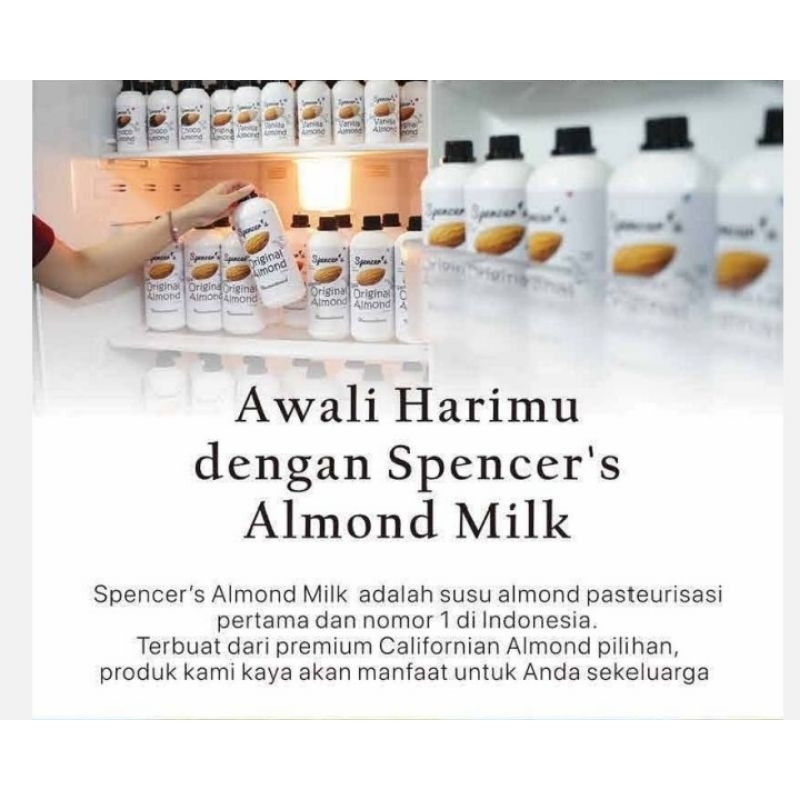 

Spencer's Almond Milk - Original Unsweetened Raw/Roasted/Dark Choco (1000 ml)
