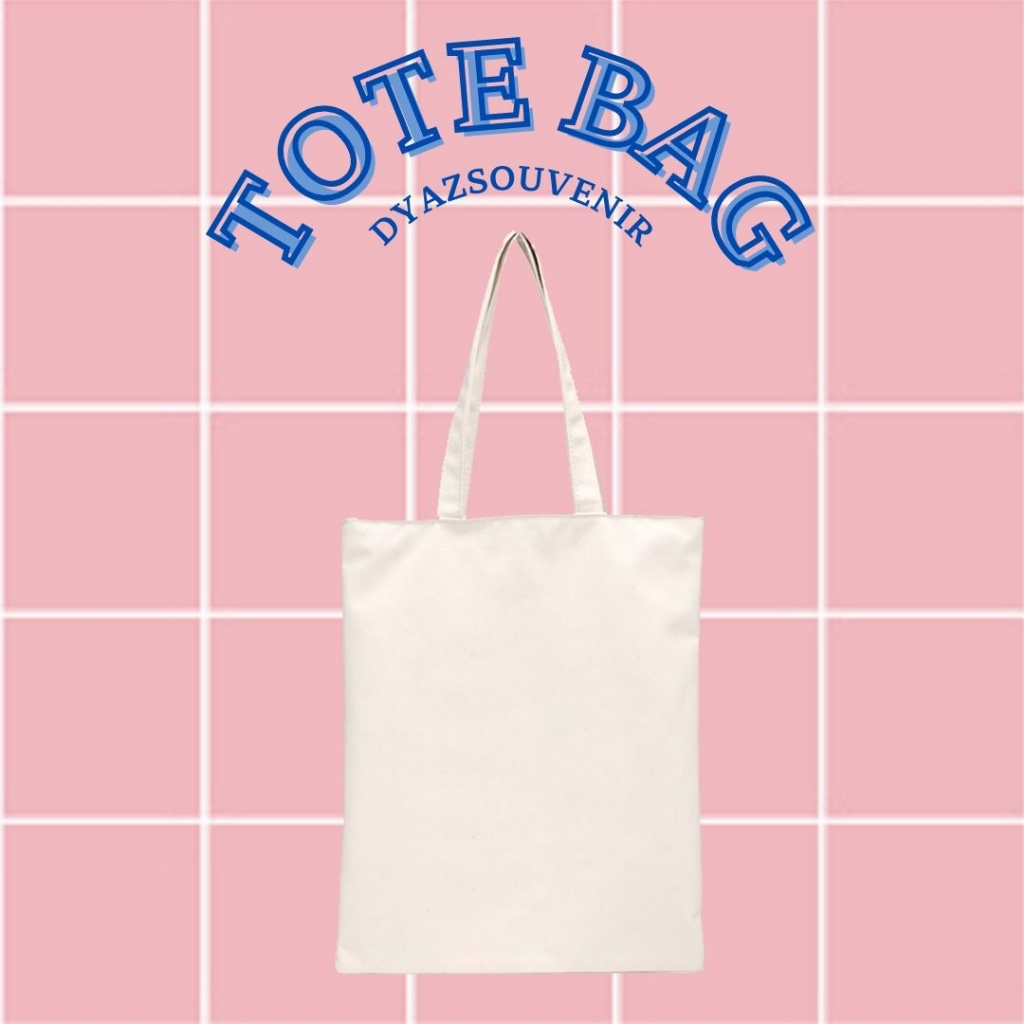 PREMIUM QUALITY LEBIH AWET TAS TOTEBAG TEBAL BLACU POLOS PREMIUM ,TAS TOTEBAG WANITA DARI KAIN/ TOTE