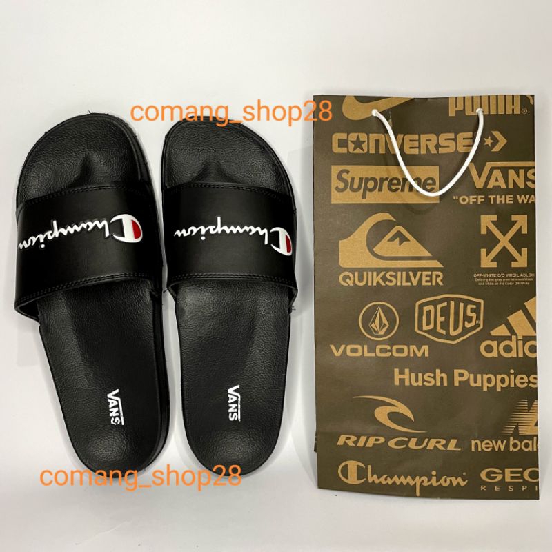 Sendal Pria Slop Champion  PREMIUM IMPORT DISTRO Sendal Flip Flop Sandal Slop