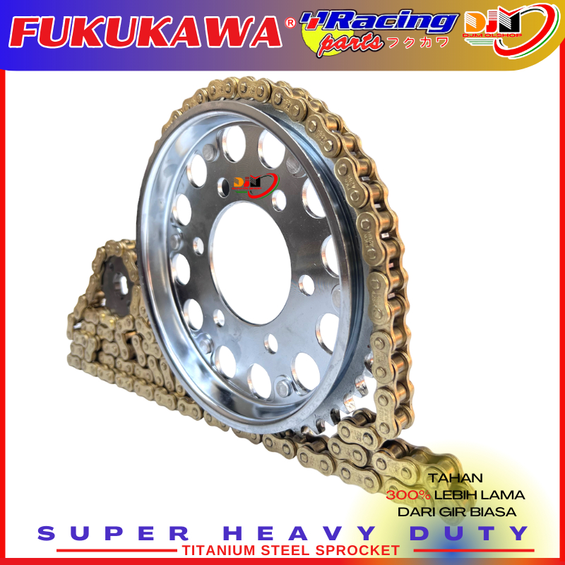 FUKUKAWA GEAR SET RACING HONDA CBR 150R LED (LUBANG 6)