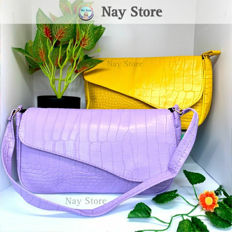 TAS TOTE CROCO | TAS WANITA | TAS SELEMPANG