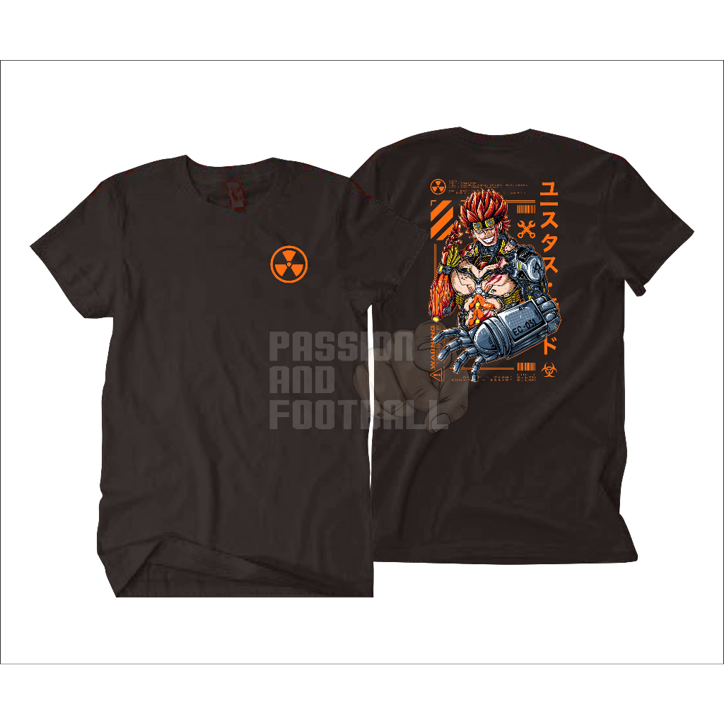 T-SHIRT ANIME EUSTASS CAPTAIN KID MECHA (BAYAR DI TEMPAT)