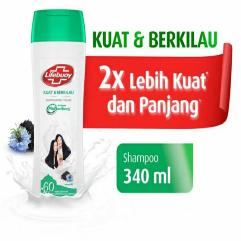 Lifebuoy Shampoo Kuat Dan Berkilau 340ml