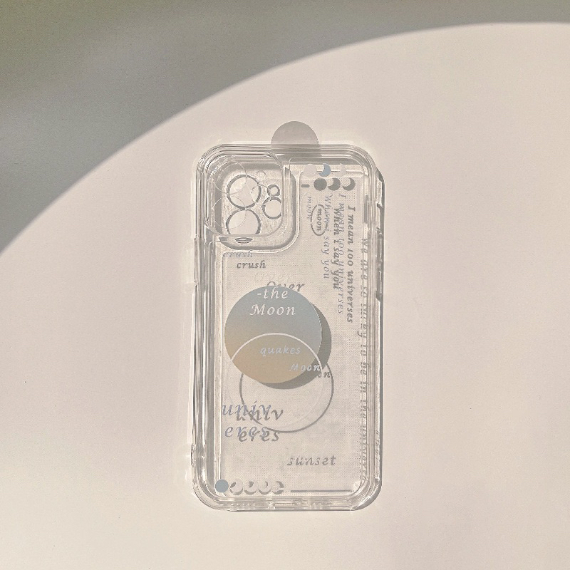 NEW! Soft Case Clear The Moon Lens Cover iPhone For 12 11 Pro Max X Xr Xs Max 7Plus 8Plus 7 8