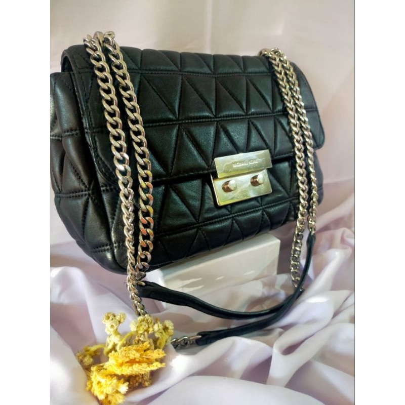 TAS KULIT  WANITA Mikail Kors Siloan Bag (Leather)