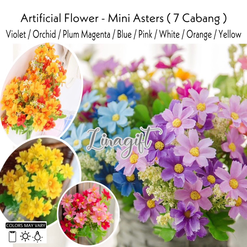 ( Set 1-10 Tangkai ) ARTIFICIAL FLOWER PLASTIC IMPORTED - BUNGA PLASTIK ANGELIR / LAVENDER / ROSE/ MAWAR / HYDRANGEAS / CALA LILY / PEONY / TULIP / POMPOM / BERRY / DAHLIA / COTTON / DAISU / BOUQUET / BUKET / FLORIST GREAT QUALITY DIY